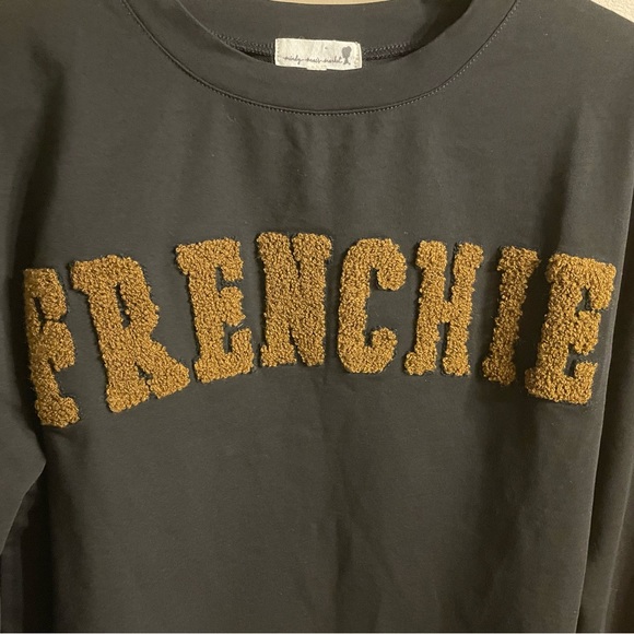 Mindy mae’s market black “frenchie” long sleeve in size medium. - Picture 3 of 4